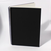 A4 Black on Eco Coil Book